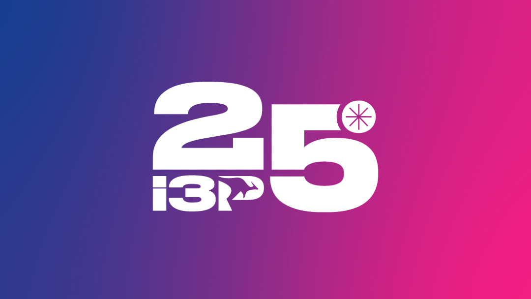logo celebrativo 25 anni I3P