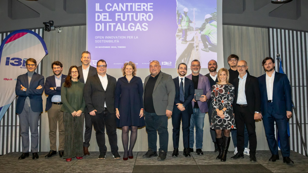 Cantiere del futuro: Italgas e I3P premiano 5 imprese per l’innovazione tecnologica nella sostenibilità