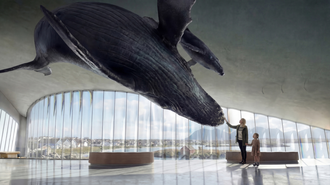 La società torinese di creative engineering Leva realizzerà due installazioni permanenti per The Whale, il nuovo centro norvegese dedicato alle balene